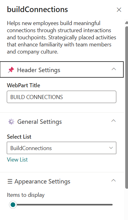 buildConnections