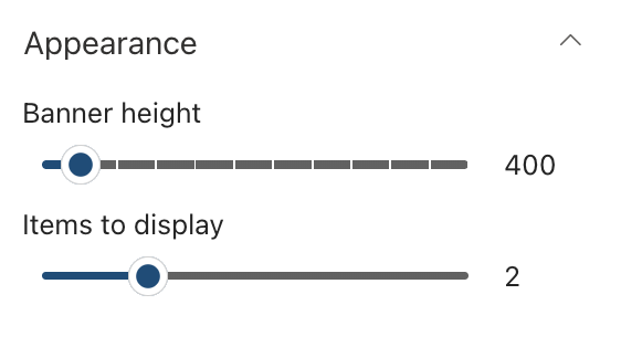 Appearance Settings