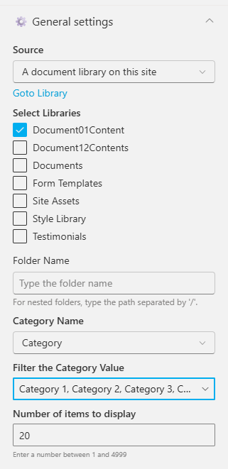 General Settings