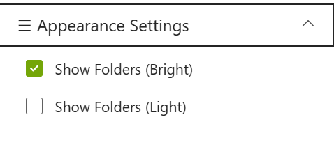 Appearance Settings