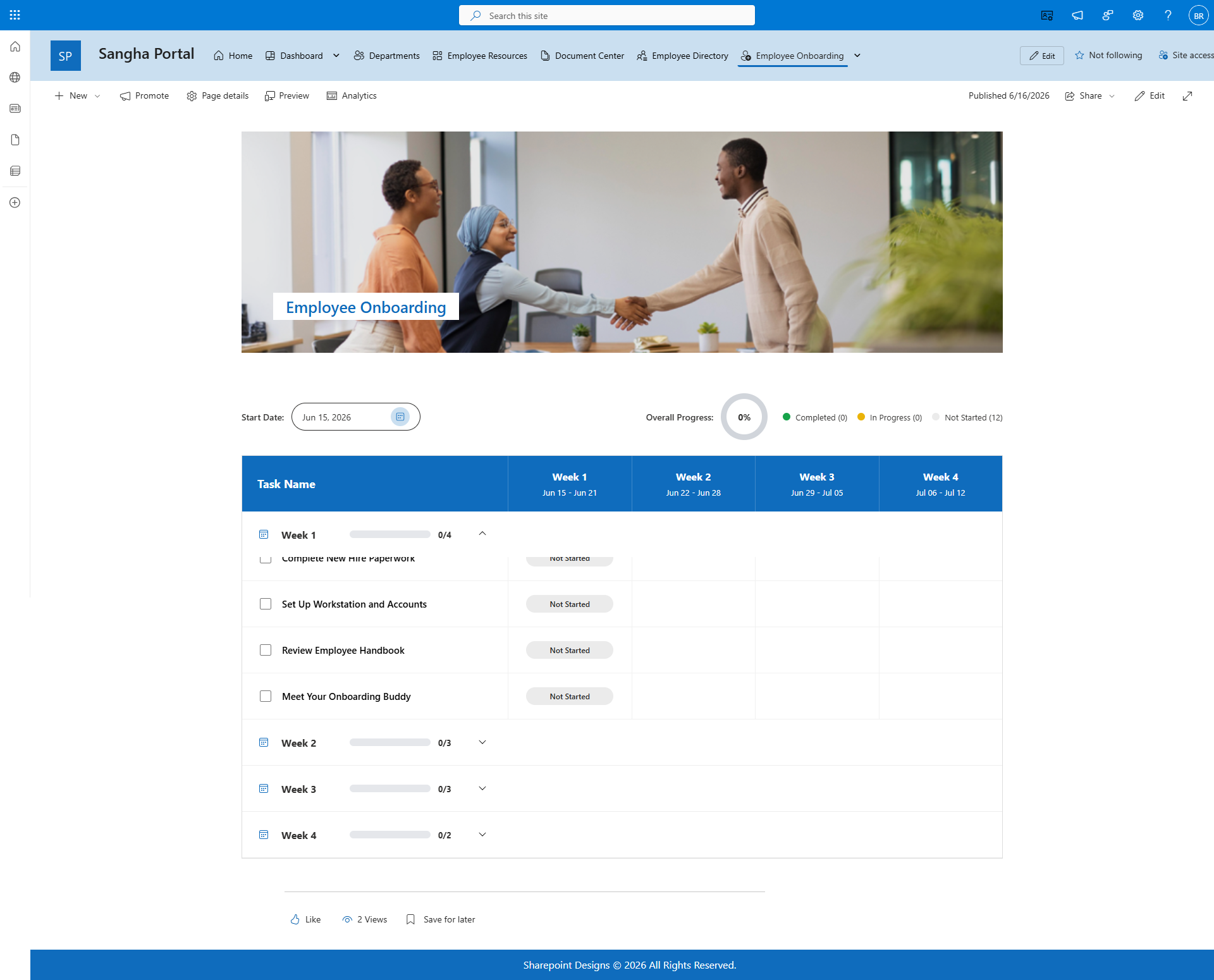 Employee Onboarding Overview