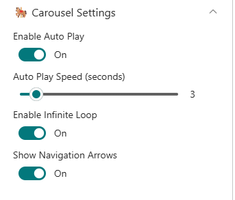 General settings