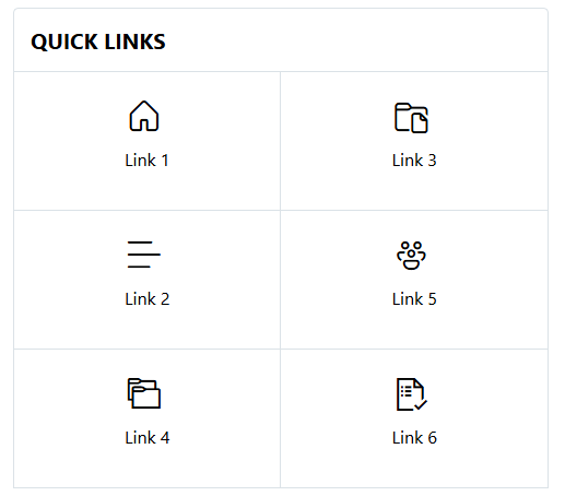 Quick links