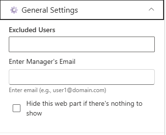 General Settings