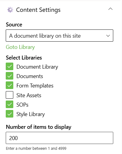 General Settings