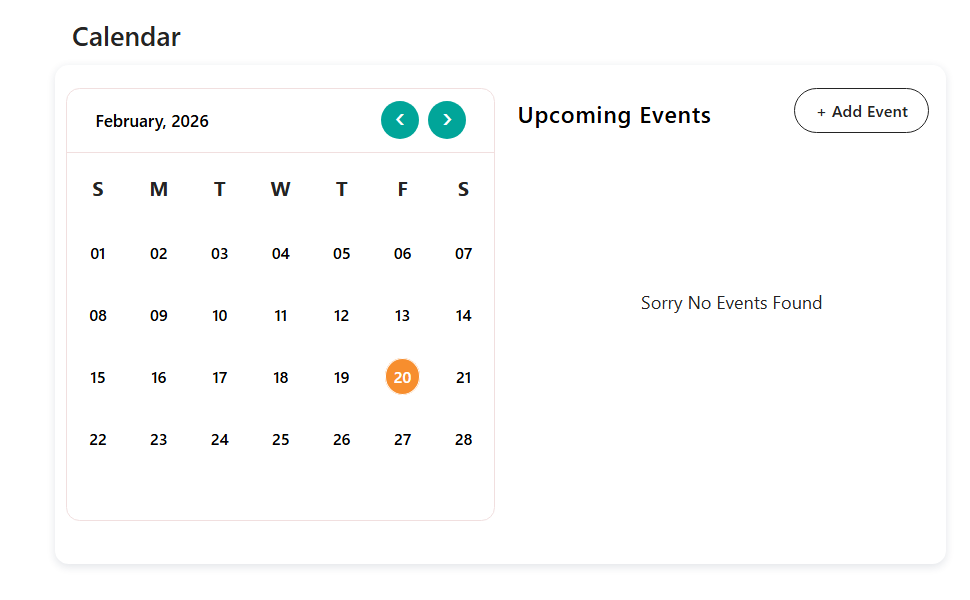 Calendar Preview