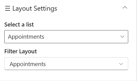 Layout Settings