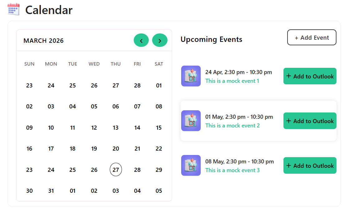 Calendar