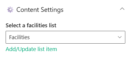 Content Settings