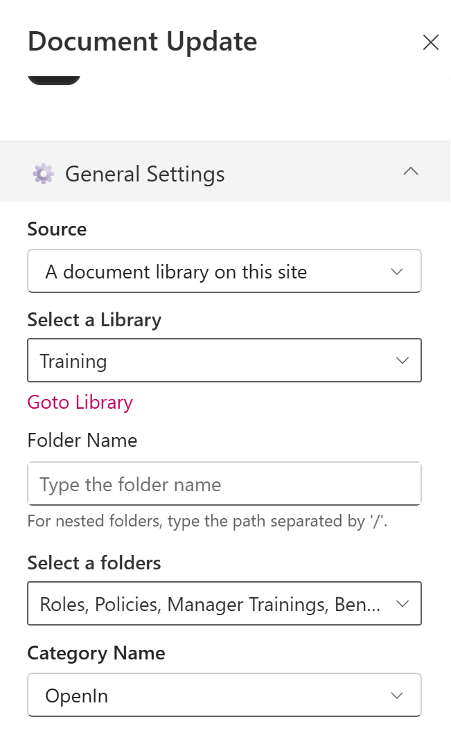 General Settings
