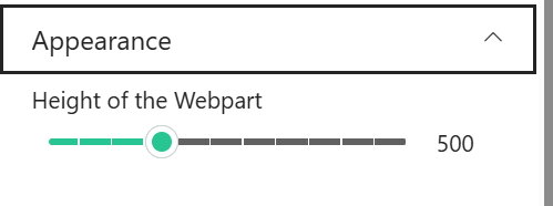 Appearance settings
