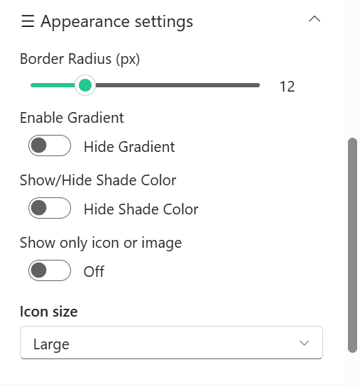 Appearance Settings