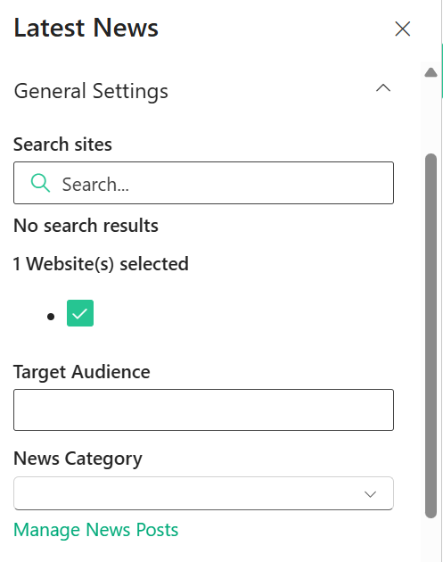 General Settings
