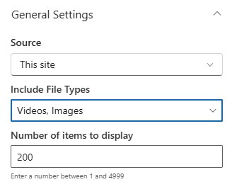 This Site General Settings This Site General Settings