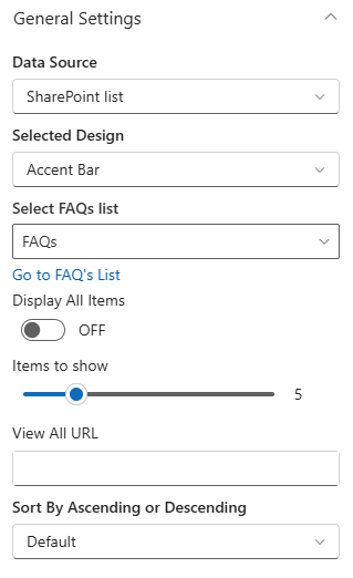 General Settings General Settings