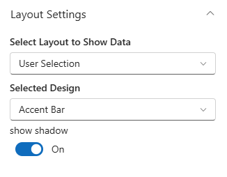Layout Settings Layout Settings