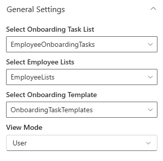 General Settings