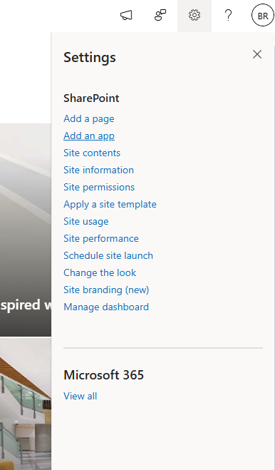 Add an app Add an app